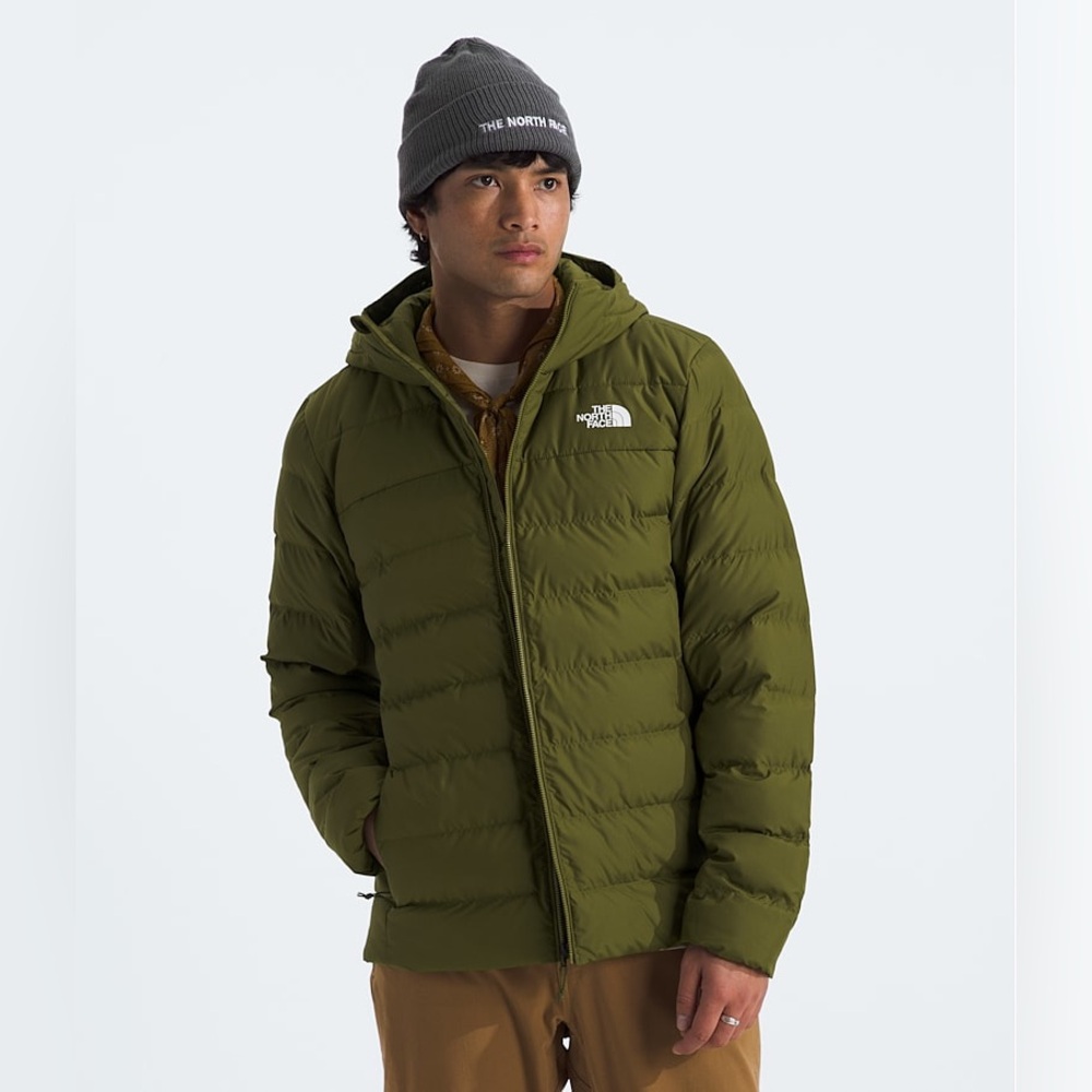 The North Face Green Quilted Puffer Jacket with Insulation
